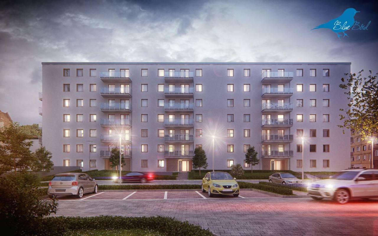 Bluebird City Center Daire Wrocław Dış mekan fotoğraf
